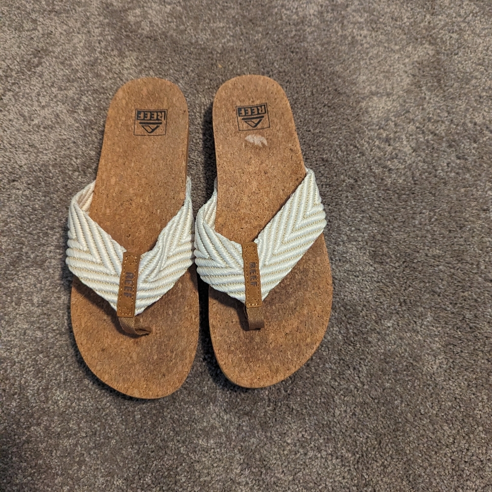 Reef flip flops, cork soles